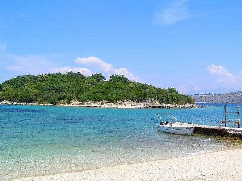 The Albanian Riviera at golden hour